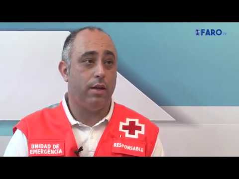 Los subsaharianos mostraron sus satisfacción a los integrantes del ERIE de Cruz Roja