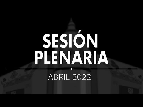 Sesión Plenaria Abril 2022