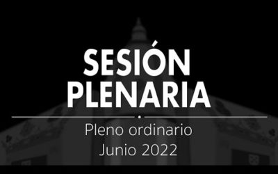 Sesión Plenaria | Junio 2022