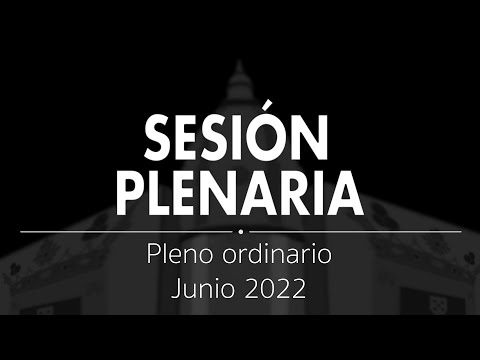 Sesión Plenaria | Junio 2022