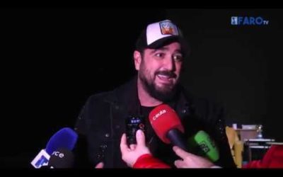 Antonio Orozco agradece el “abrazo” recibido por el público de Ceuta
